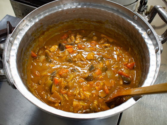 トマトチキンカレー